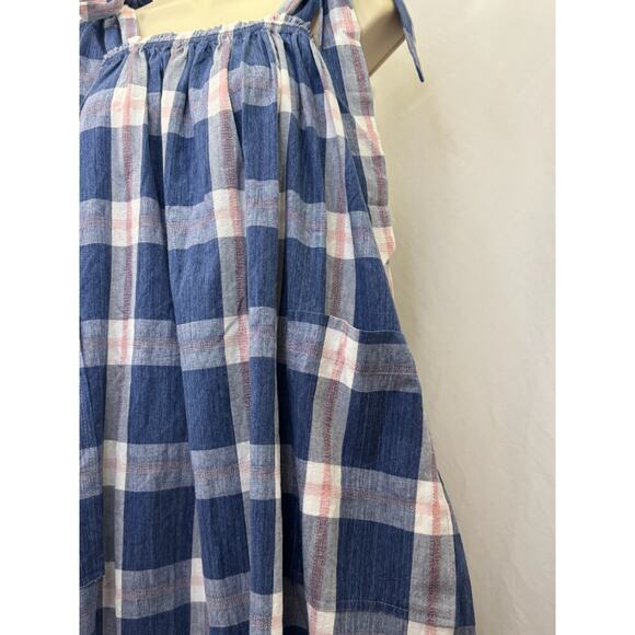 NWT - Maternity HATCH The Alexia Dress in Blueberry Plaid - Picture 6 of 16